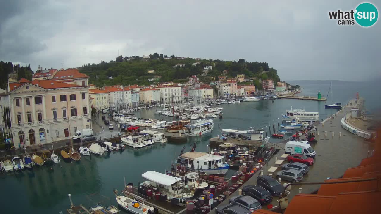 Live webcam from Piran “Mandrač” – Amazing live view from Villa Piranesi