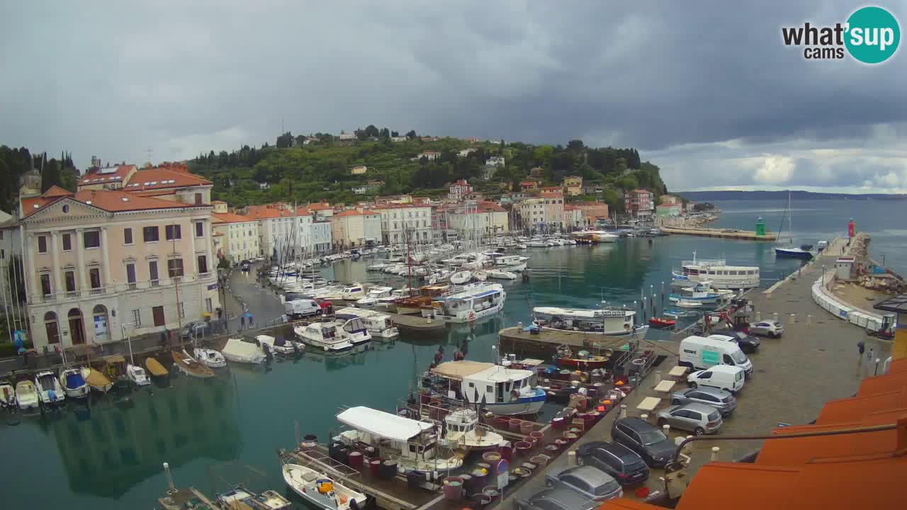 Cámara web en vivo desde Piran “Mandrač” – Increíble vista en vivo desde Villa Piranesi