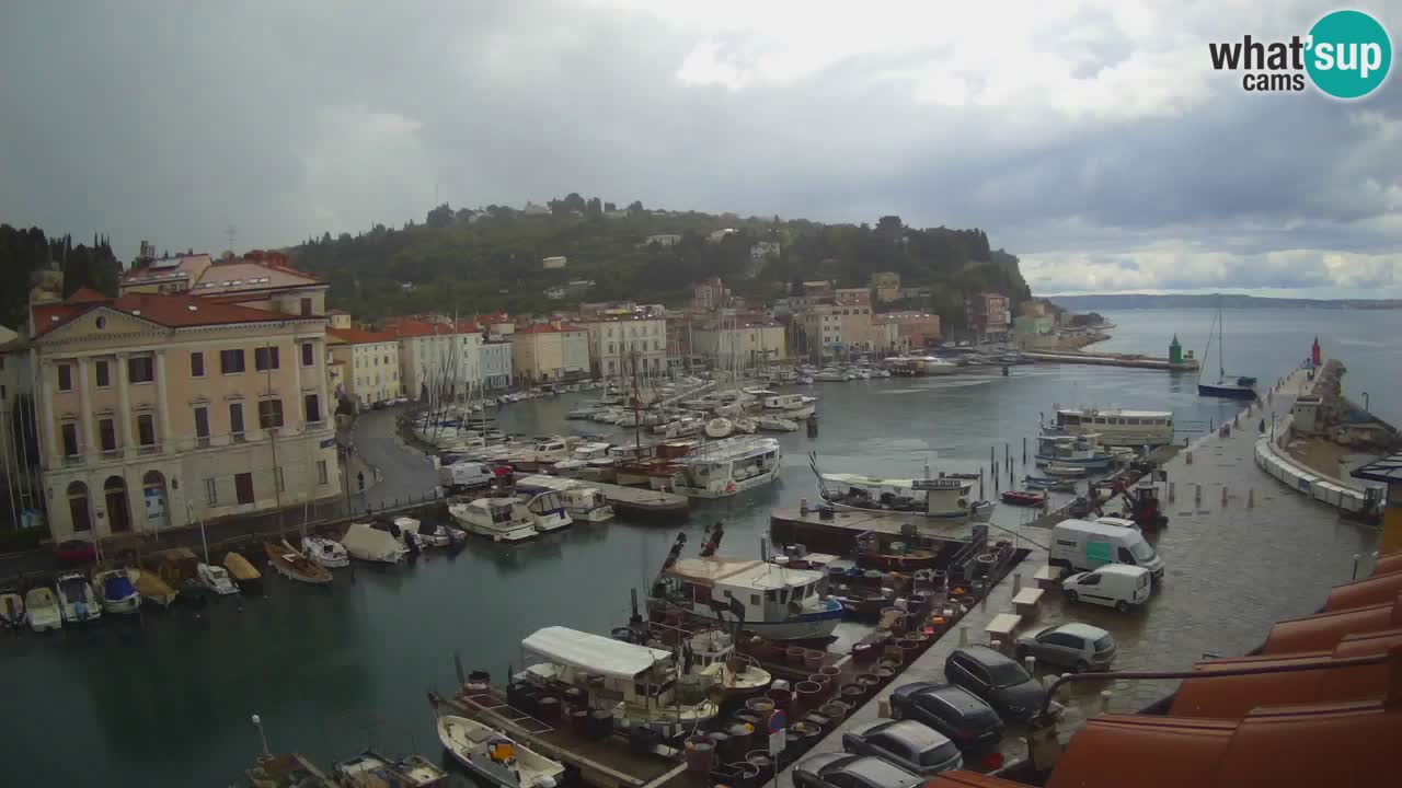 Live webcam from Piran “Mandrač” – Amazing live view from Villa Piranesi