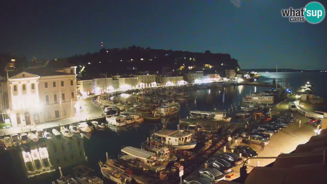 Live-Webcam aus Piran “Mandrač” – Erstaunliche Live-Ansicht von Villa Piranesi