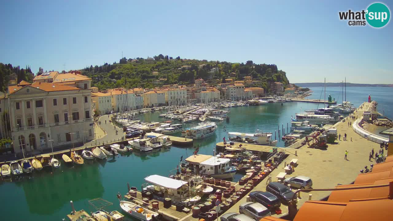 Cámara web en vivo desde Piran “Mandrač” – Increíble vista en vivo desde Villa Piranesi