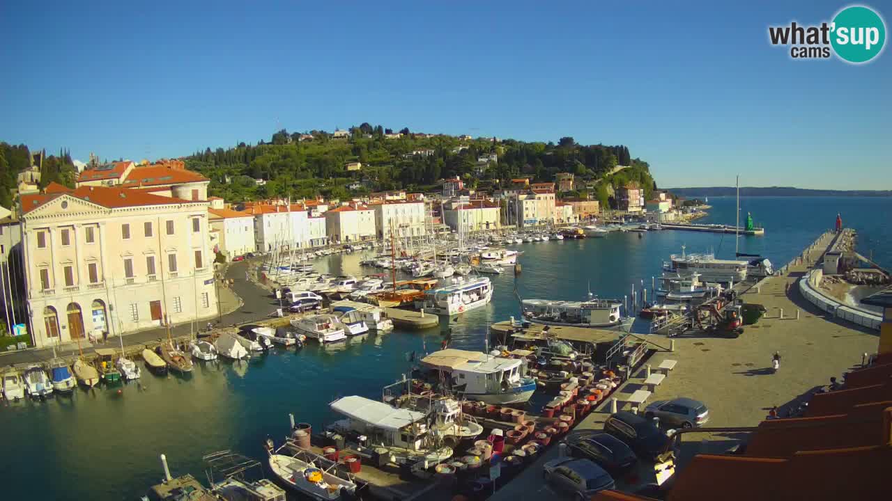 Cámara web en vivo desde Piran “Mandrač” – Increíble vista en vivo desde Villa Piranesi