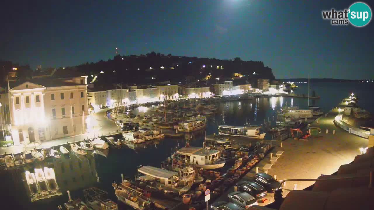 Live-Webcam aus Piran “Mandrač” – Erstaunliche Live-Ansicht von Villa Piranesi