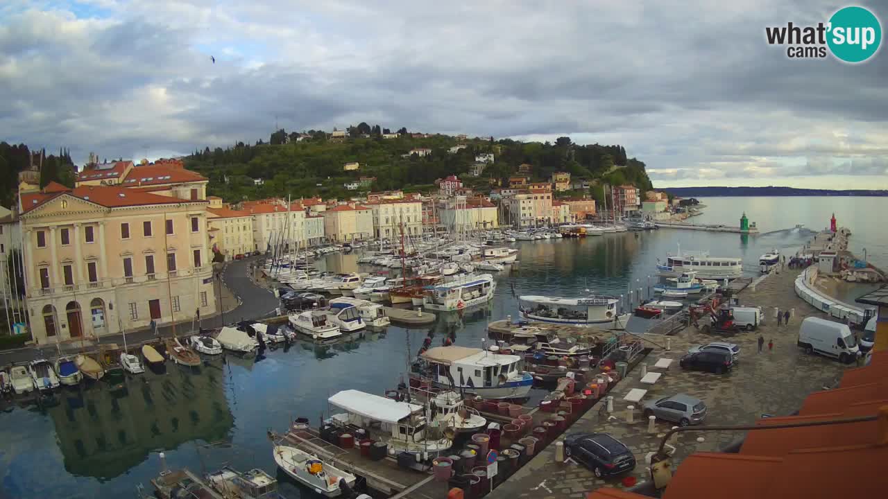 Live webcam from Piran “Mandrač” – Amazing live view from Villa Piranesi