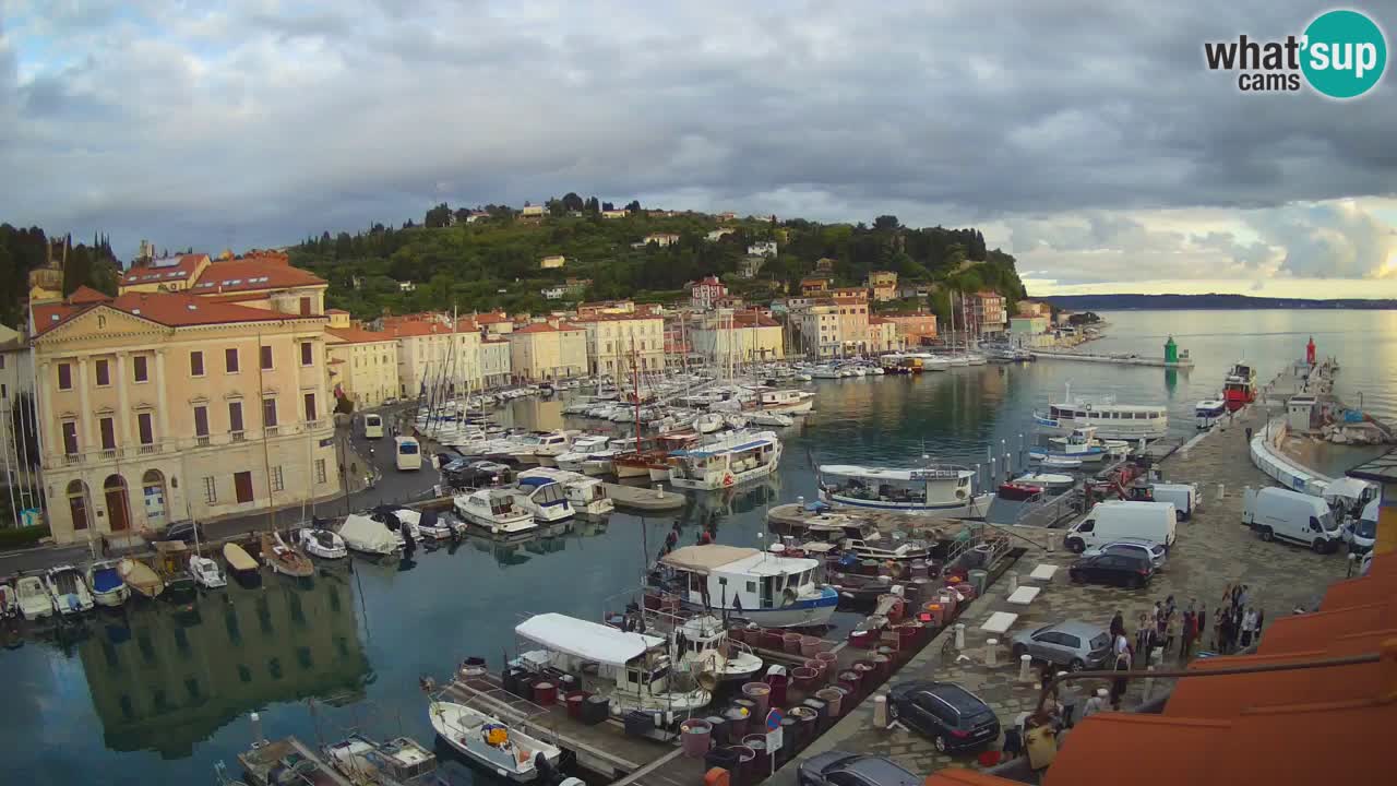 Live-Webcam aus Piran “Mandrač” – Erstaunliche Live-Ansicht von Villa Piranesi