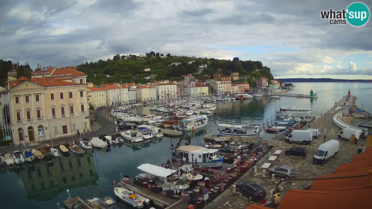 Cámara web en vivo desde Piran “Mandrač” – Increíble vista en vivo desde Villa Piranesi
