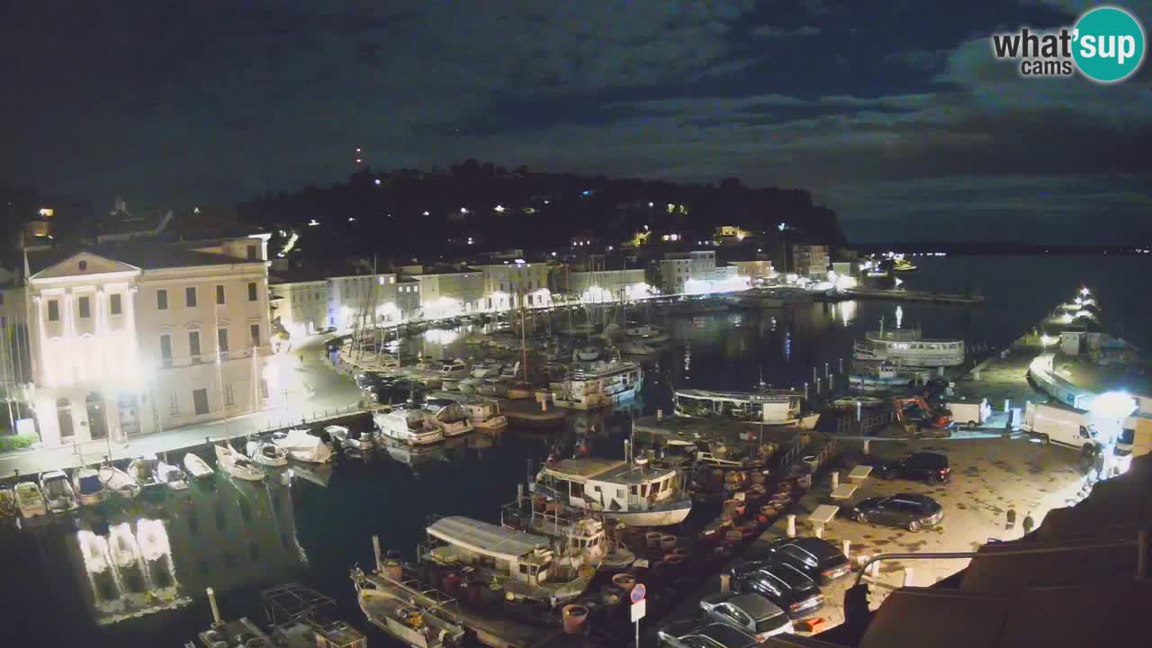 Live-Webcam aus Piran “Mandrač” – Erstaunliche Live-Ansicht von Villa Piranesi
