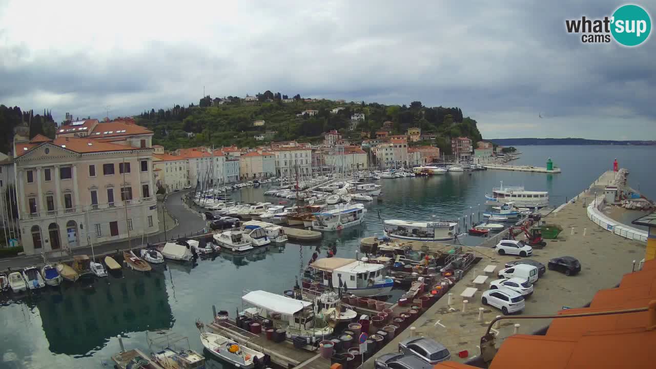 Live webcam from Piran “Mandrač” – Amazing live view from Villa Piranesi