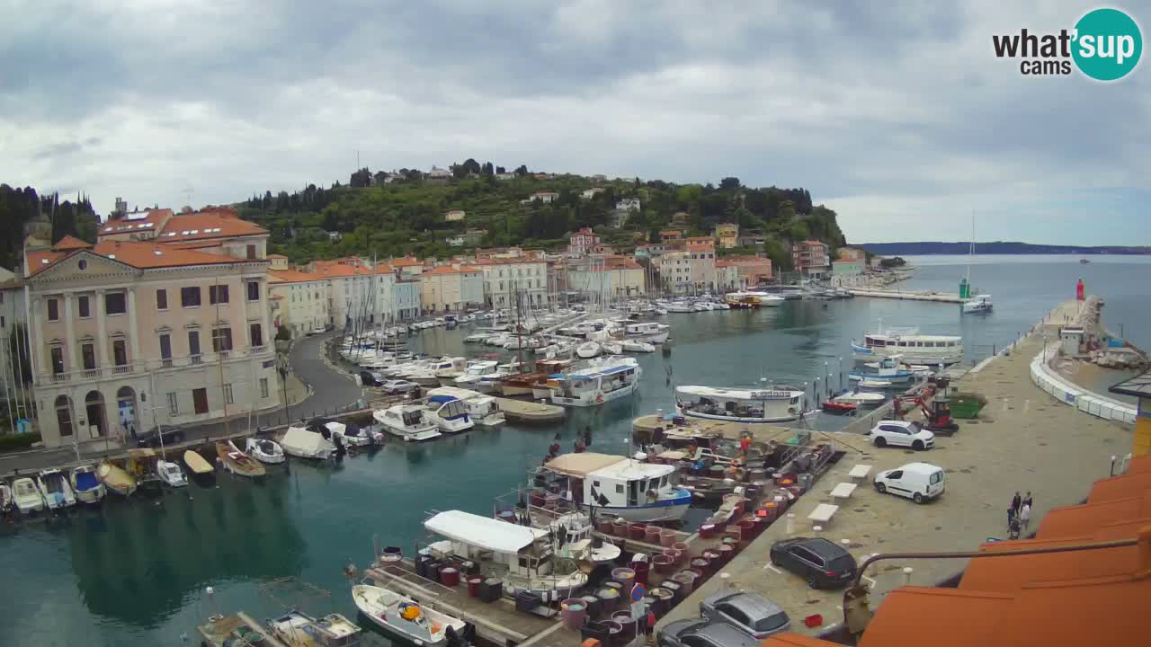 Live webcam from Piran “Mandrač” – Amazing live view from Villa Piranesi