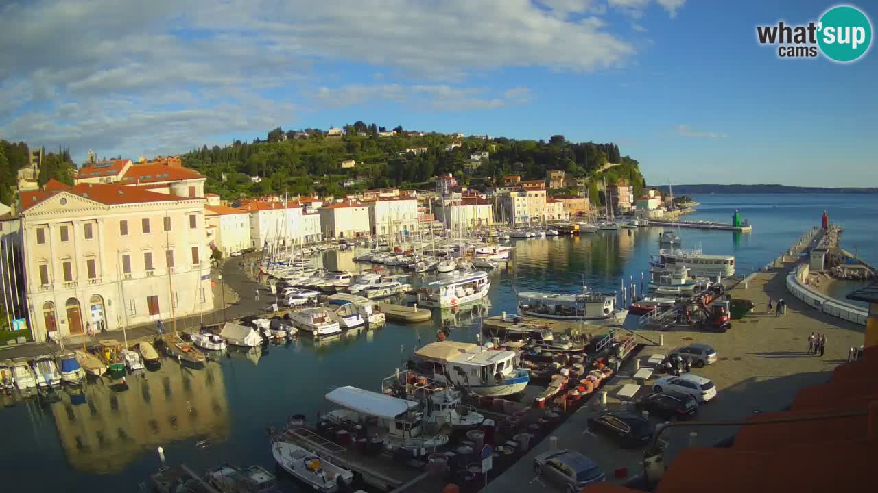 Cámara web en vivo desde Piran “Mandrač” – Increíble vista en vivo desde Villa Piranesi