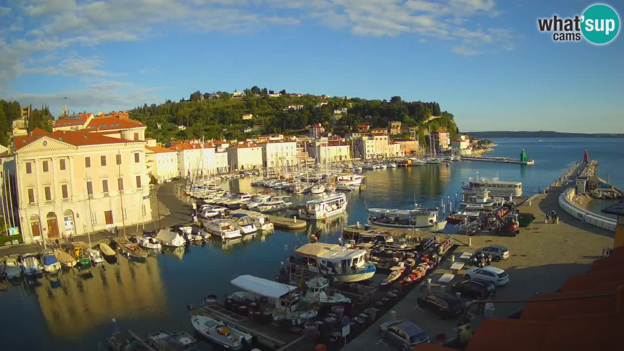 Cámara web en vivo desde Piran “Mandrač” – Increíble vista en vivo desde Villa Piranesi