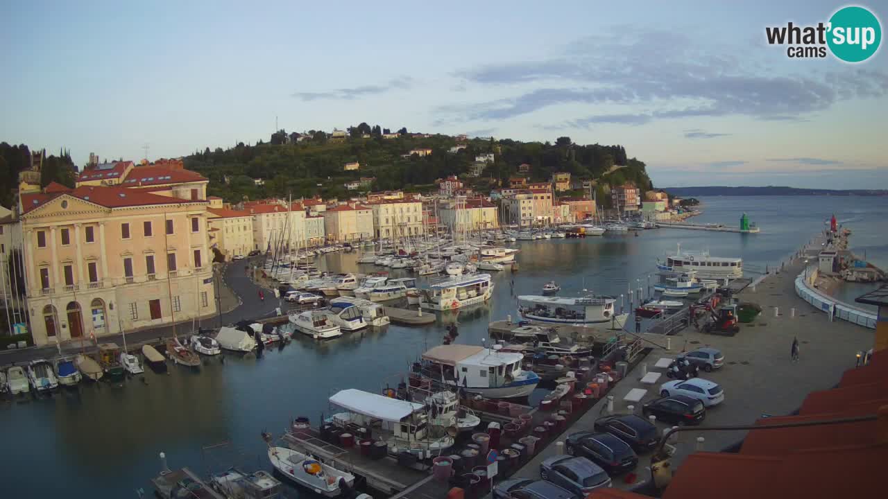 Live webcam from Piran “Mandrač” – Amazing live view from Villa Piranesi