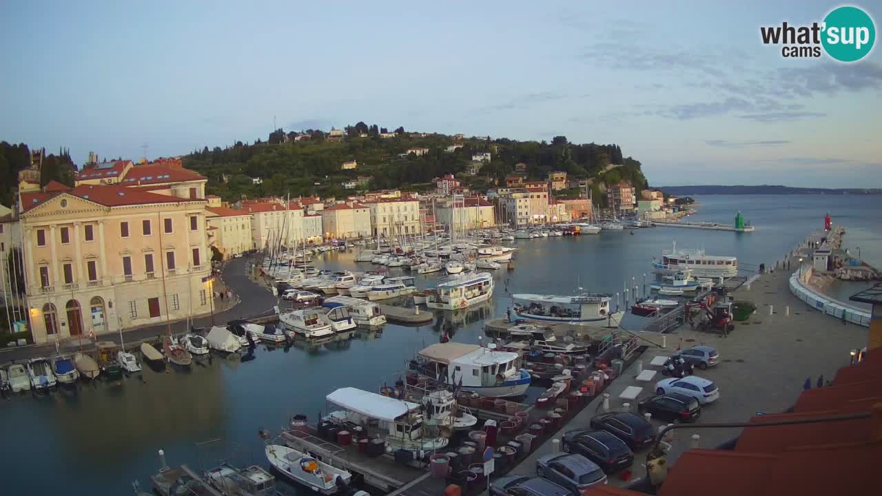 Cámara web en vivo desde Piran “Mandrač” – Increíble vista en vivo desde Villa Piranesi