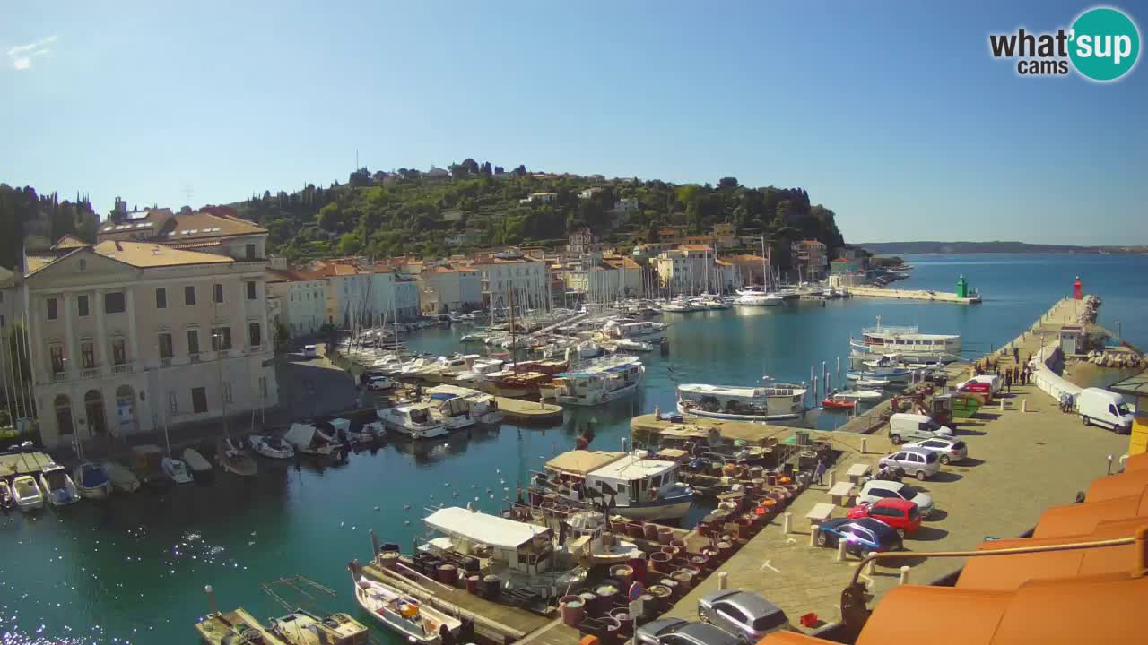 Cámara web en vivo desde Piran “Mandrač” – Increíble vista en vivo desde Villa Piranesi