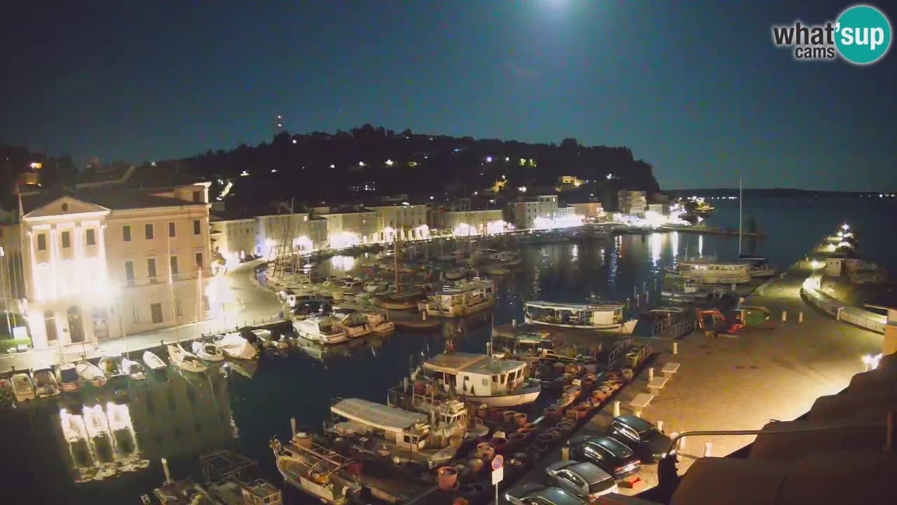 Live-Webcam aus Piran “Mandrač” – Erstaunliche Live-Ansicht von Villa Piranesi