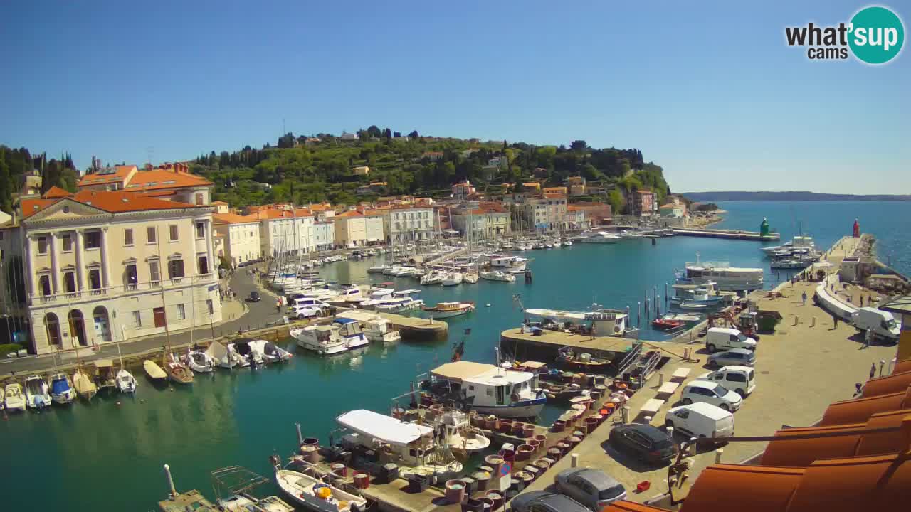 Cámara web en vivo desde Piran “Mandrač” – Increíble vista en vivo desde Villa Piranesi