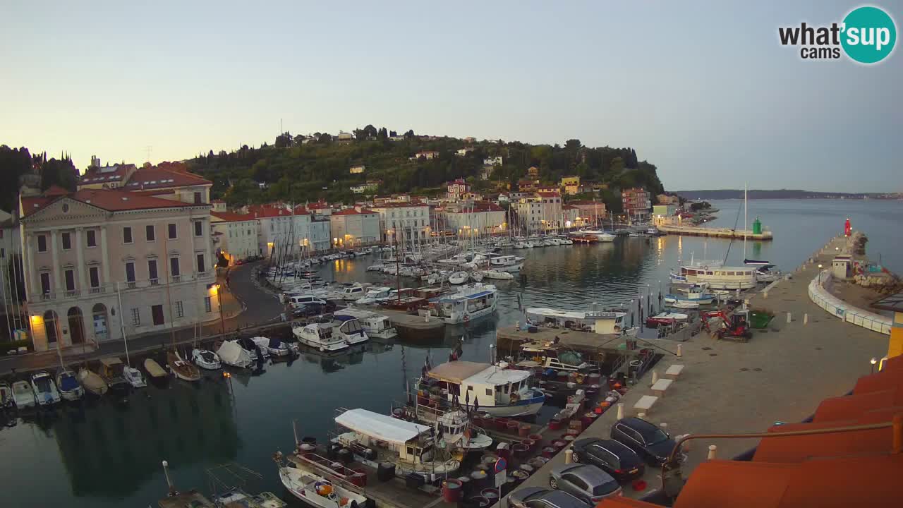 Live webcam from Piran “Mandrač” – Amazing live view from Villa Piranesi
