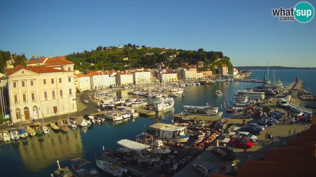 Cámara web en vivo desde Piran “Mandrač” – Increíble vista en vivo desde Villa Piranesi