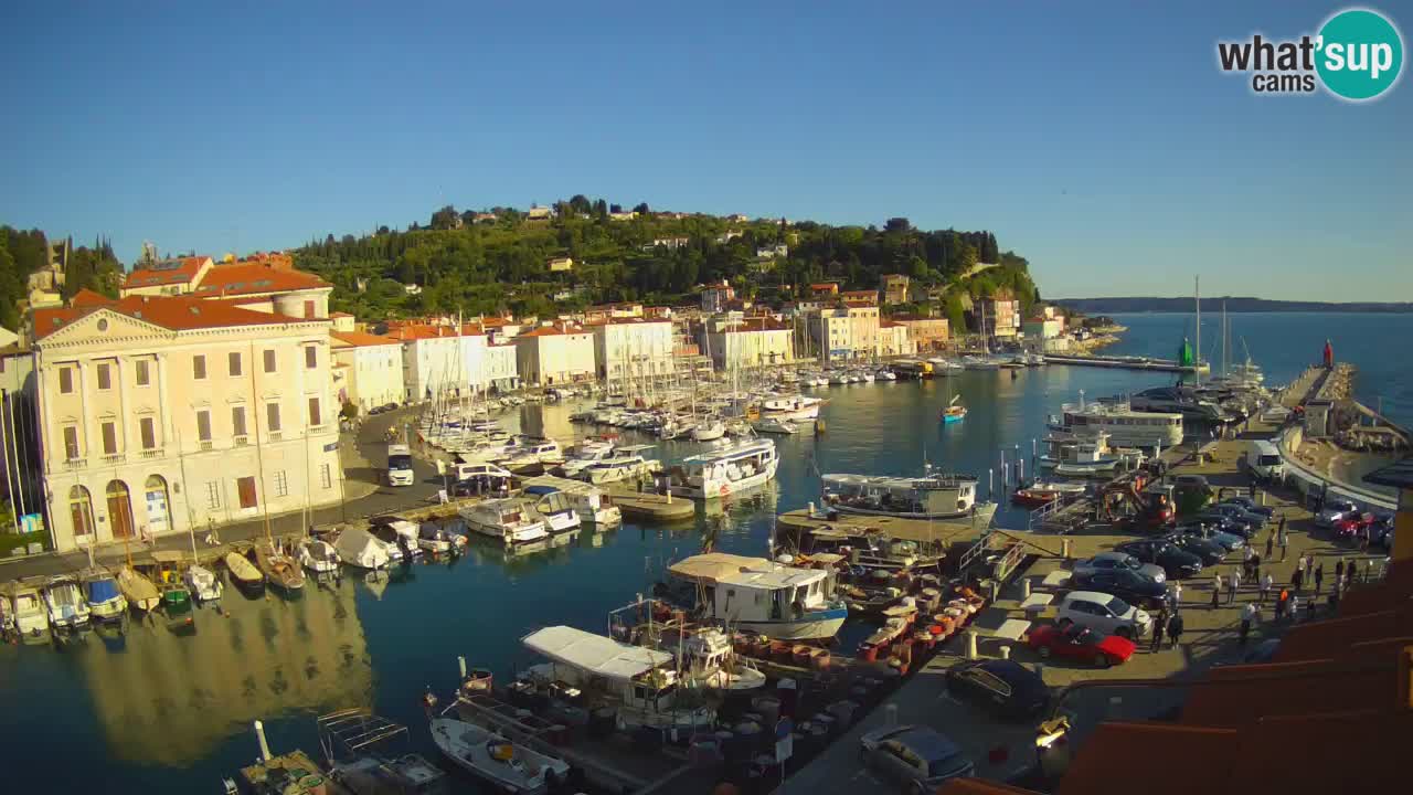 Cámara web en vivo desde Piran “Mandrač” – Increíble vista en vivo desde Villa Piranesi