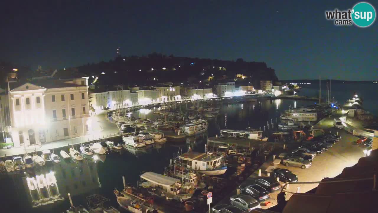 Live webcam from Piran “Mandrač” – Amazing live view from Villa Piranesi