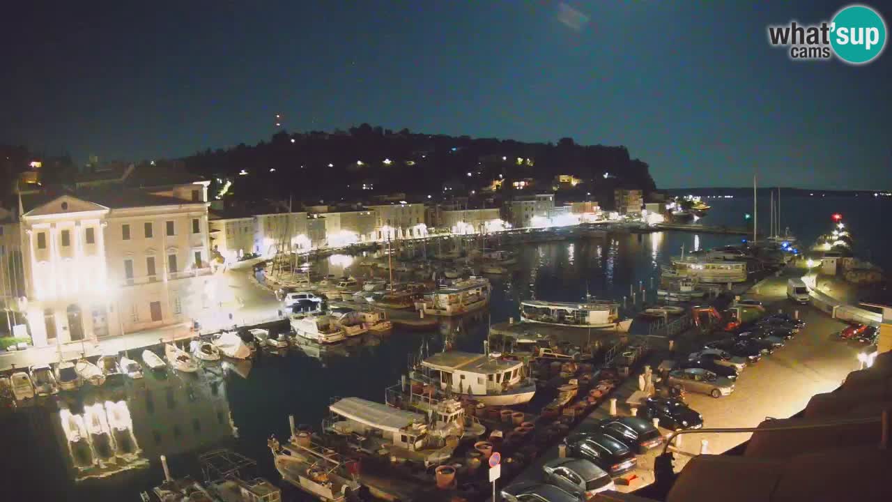 Live webcam da Pirano “Mandrač” – Splendida vista live da Villa Piranesi