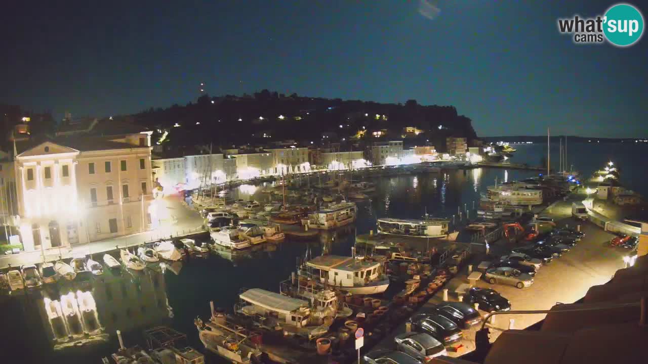 Live-Webcam aus Piran “Mandrač” – Erstaunliche Live-Ansicht von Villa Piranesi