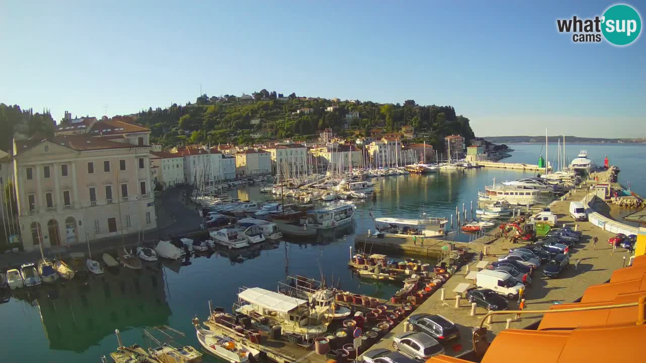 Cámara web en vivo desde Piran “Mandrač” – Increíble vista en vivo desde Villa Piranesi