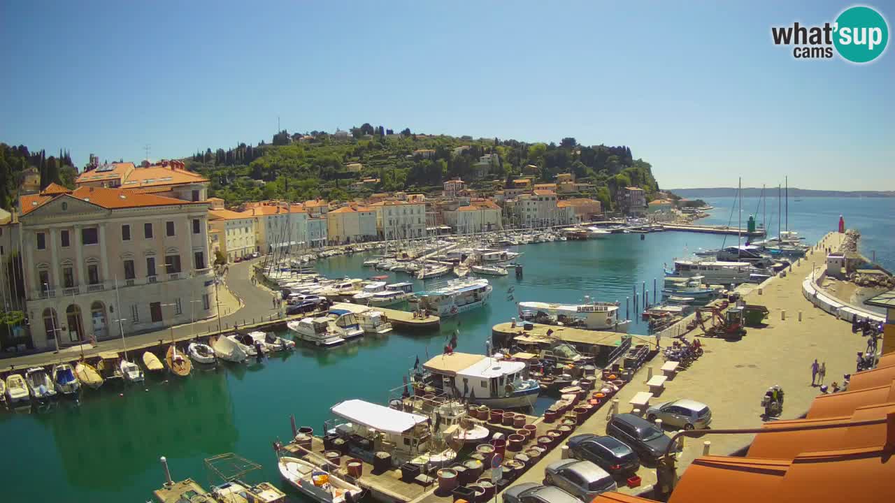 Live webcam from Piran “Mandrač” – Amazing live view from Villa Piranesi