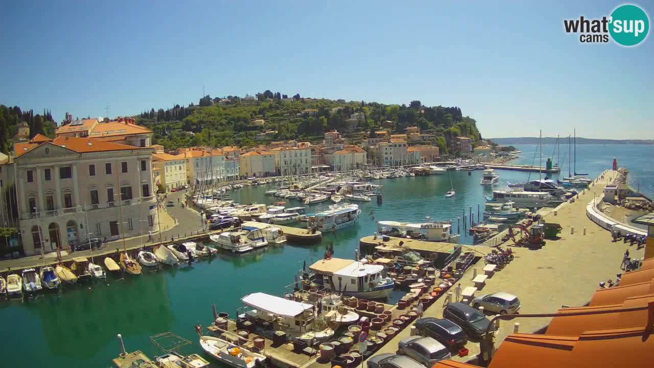 Live-Webcam aus Piran “Mandrač” – Erstaunliche Live-Ansicht von Villa Piranesi