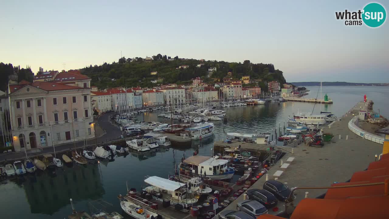 Cámara web en vivo desde Piran “Mandrač” – Increíble vista en vivo desde Villa Piranesi