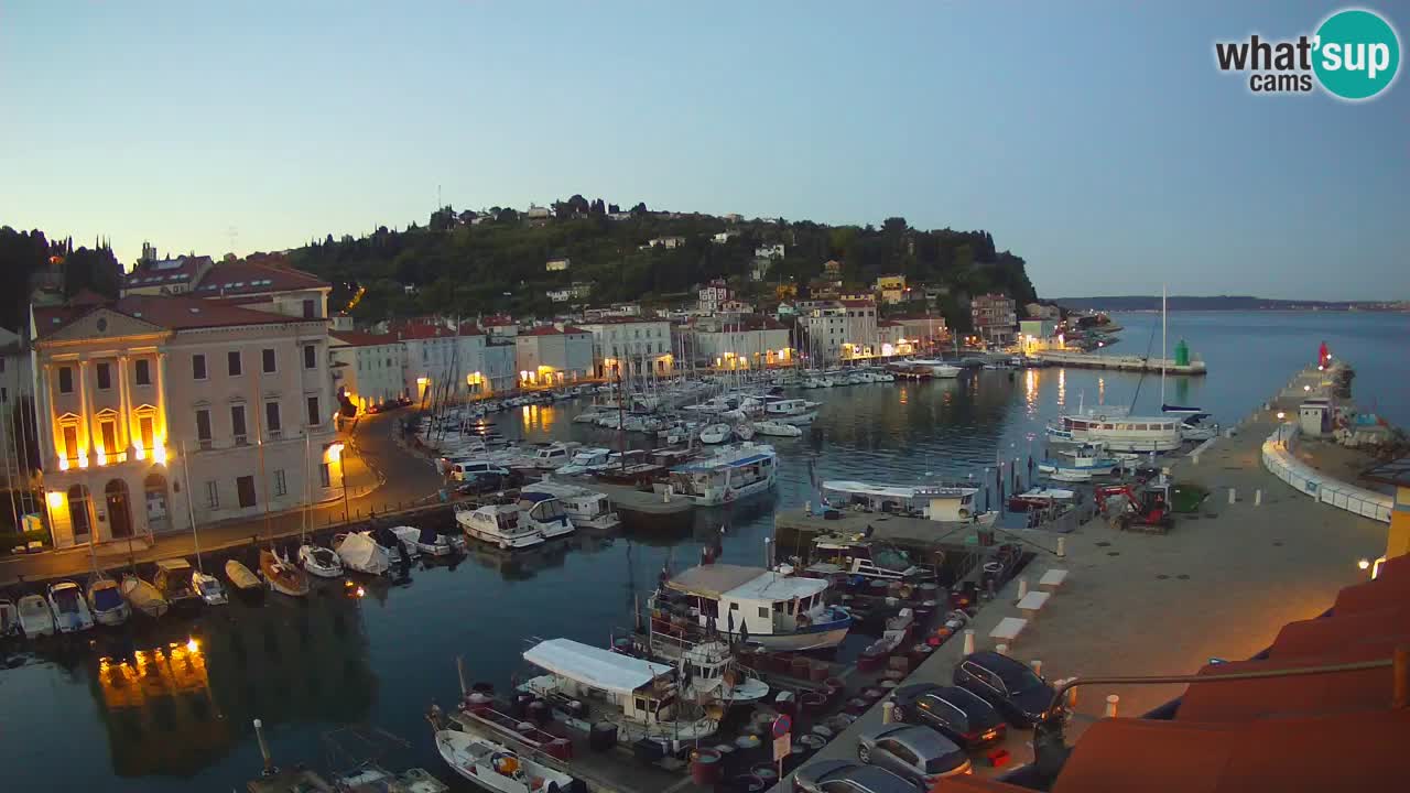 Cámara web en vivo desde Piran “Mandrač” – Increíble vista en vivo desde Villa Piranesi