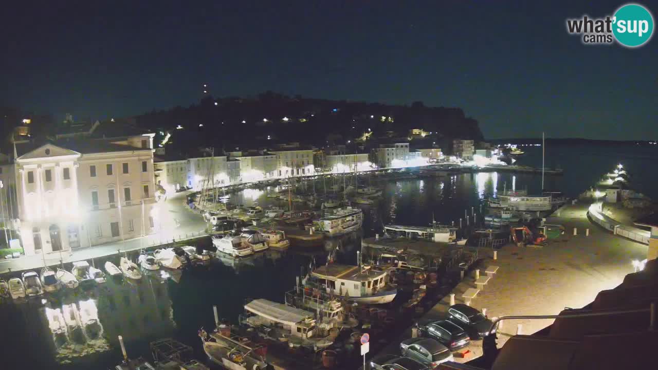 Live-Webcam aus Piran “Mandrač” – Erstaunliche Live-Ansicht von Villa Piranesi