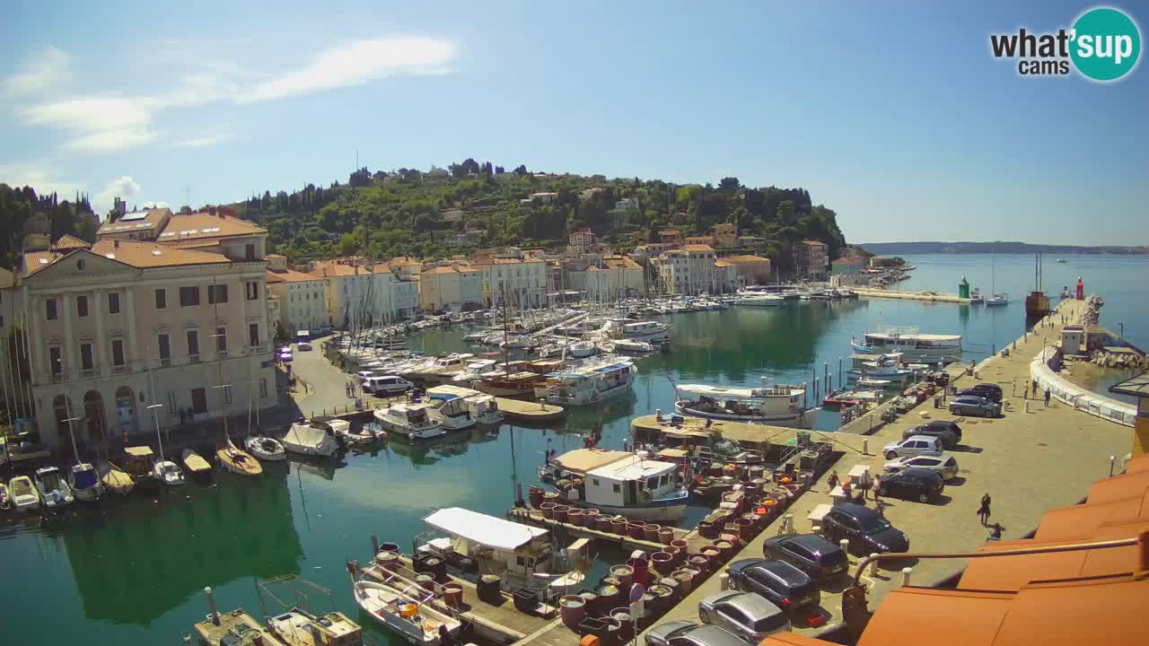 Live webcam from Piran “Mandrač” – Amazing live view from Villa Piranesi