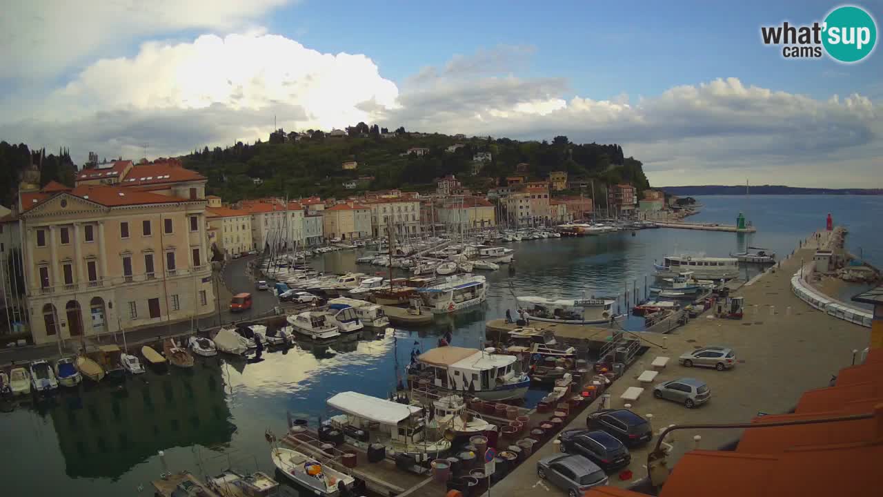 Live webcam from Piran “Mandrač” – Amazing live view from Villa Piranesi