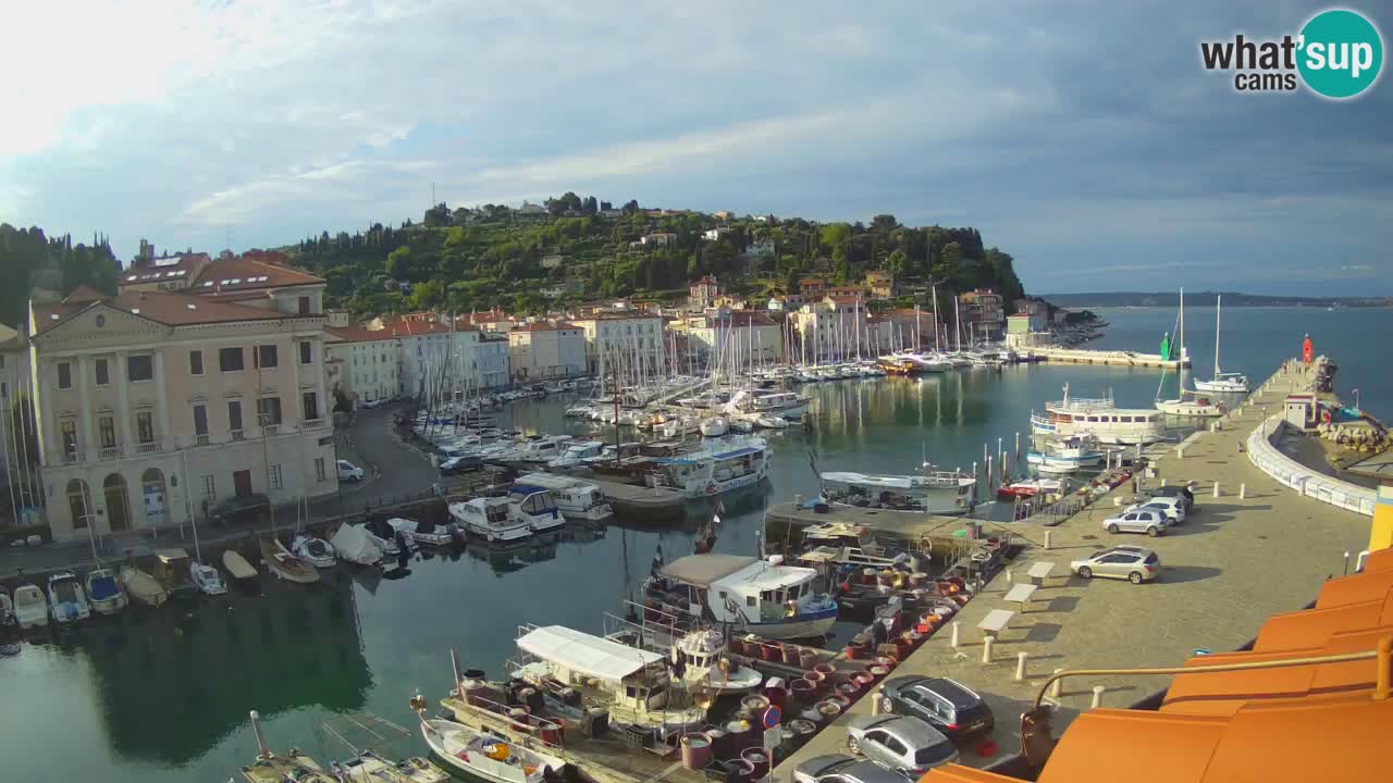 Live webcam from Piran “Mandrač” – Amazing live view from Villa Piranesi