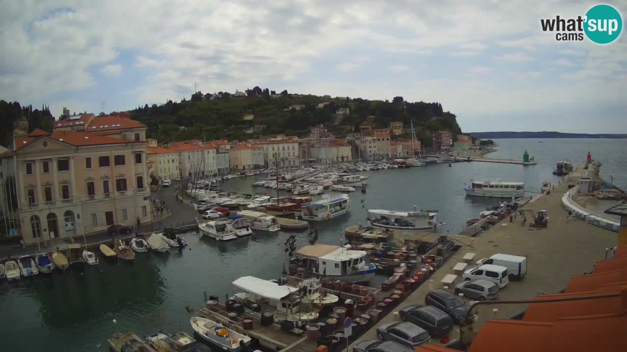 Live webcam from Piran “Mandrač” – Amazing live view from Villa Piranesi