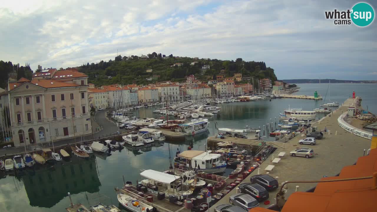 Live-Webcam aus Piran “Mandrač” – Erstaunliche Live-Ansicht von Villa Piranesi