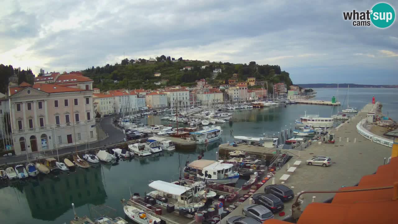 Live webcam from Piran “Mandrač” – Amazing live view from Villa Piranesi