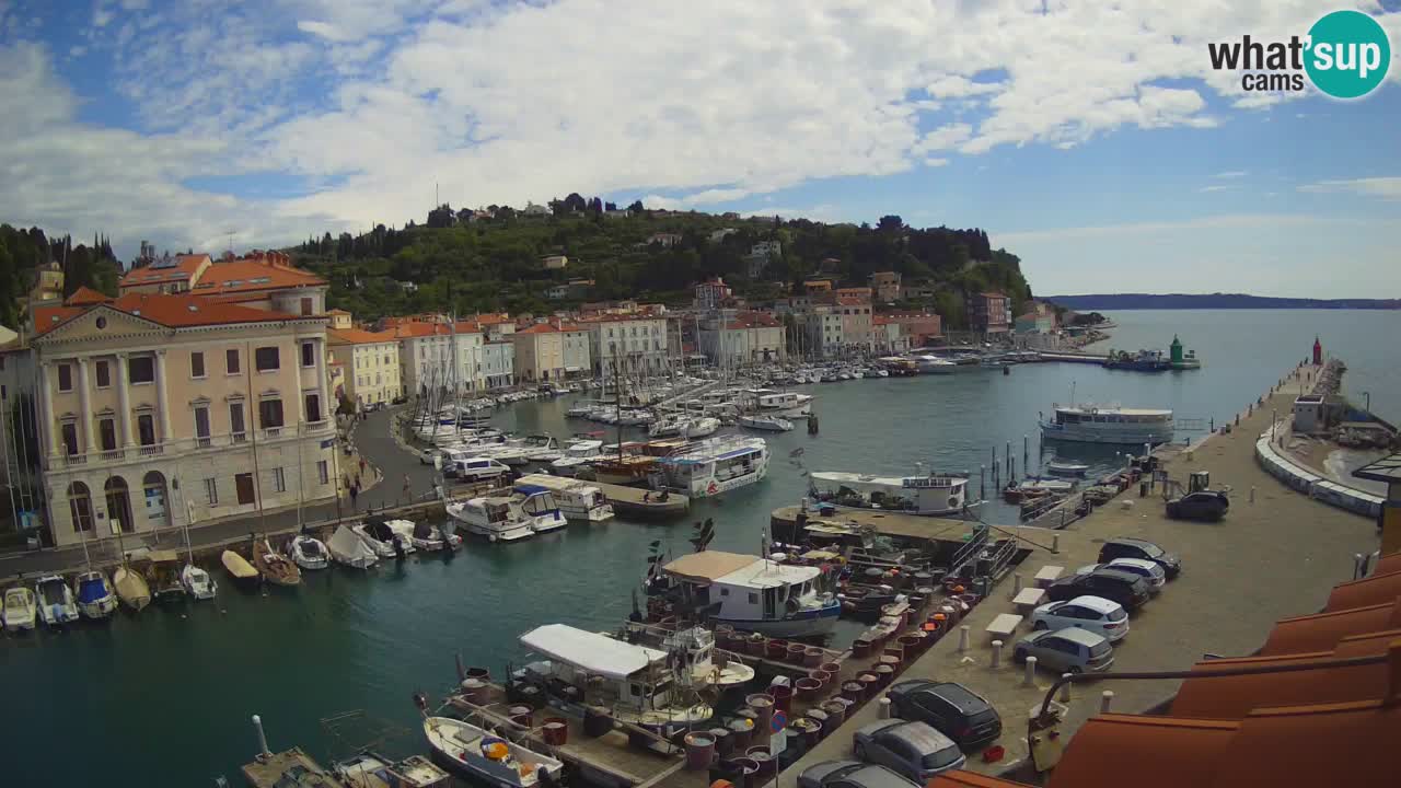 Live webcam from Piran “Mandrač” – Amazing live view from Villa Piranesi