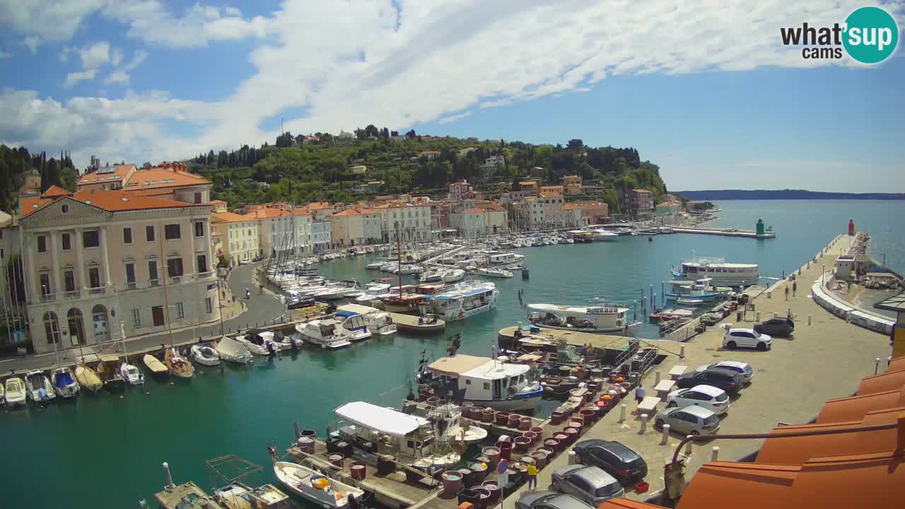 Cámara web en vivo desde Piran “Mandrač” – Increíble vista en vivo desde Villa Piranesi