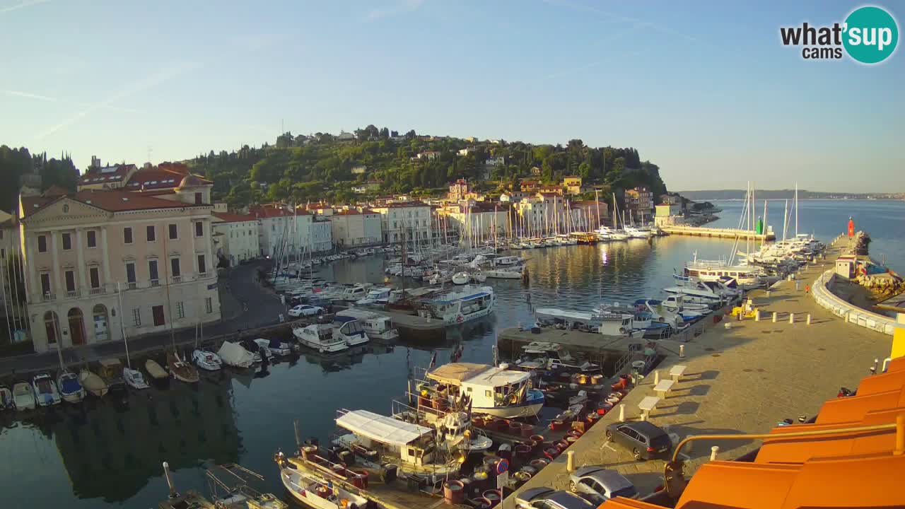 Cámara web en vivo desde Piran “Mandrač” – Increíble vista en vivo desde Villa Piranesi