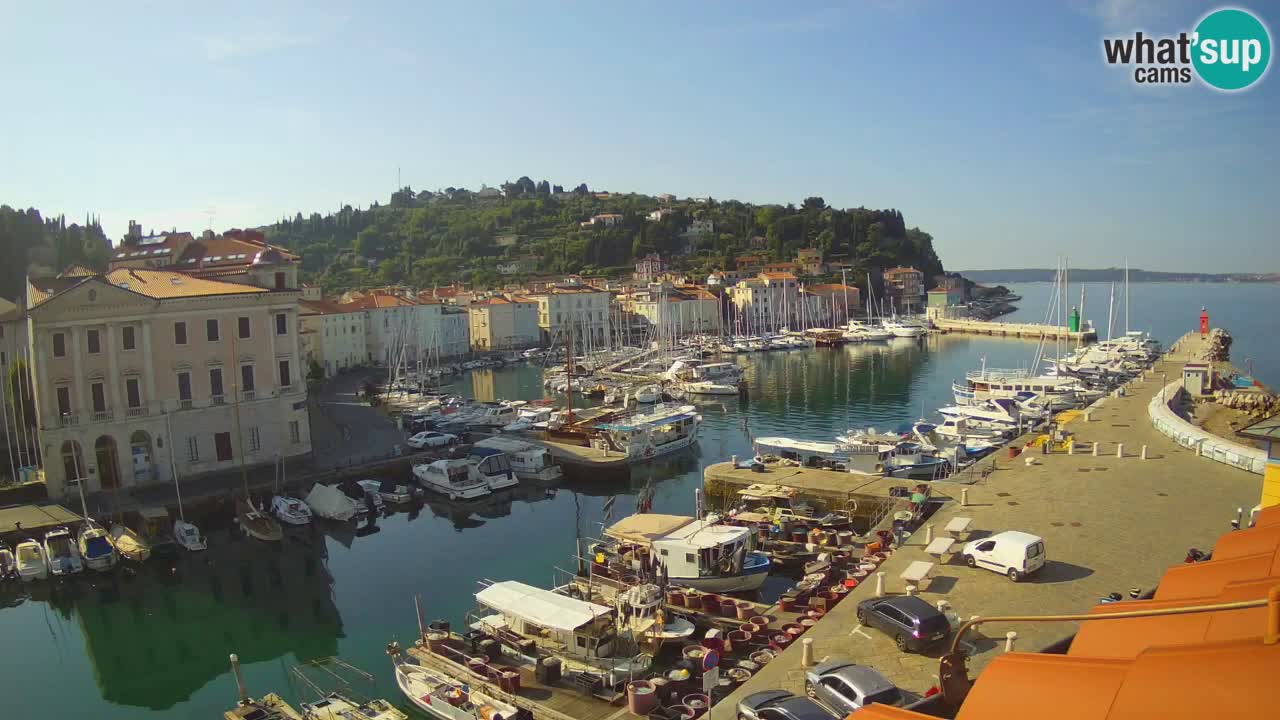 Cámara web en vivo desde Piran “Mandrač” – Increíble vista en vivo desde Villa Piranesi