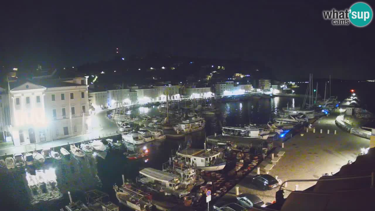 Webcam en direct de Piran “Mandrač” – Incroyable vue en direct de la Villa Piranesi