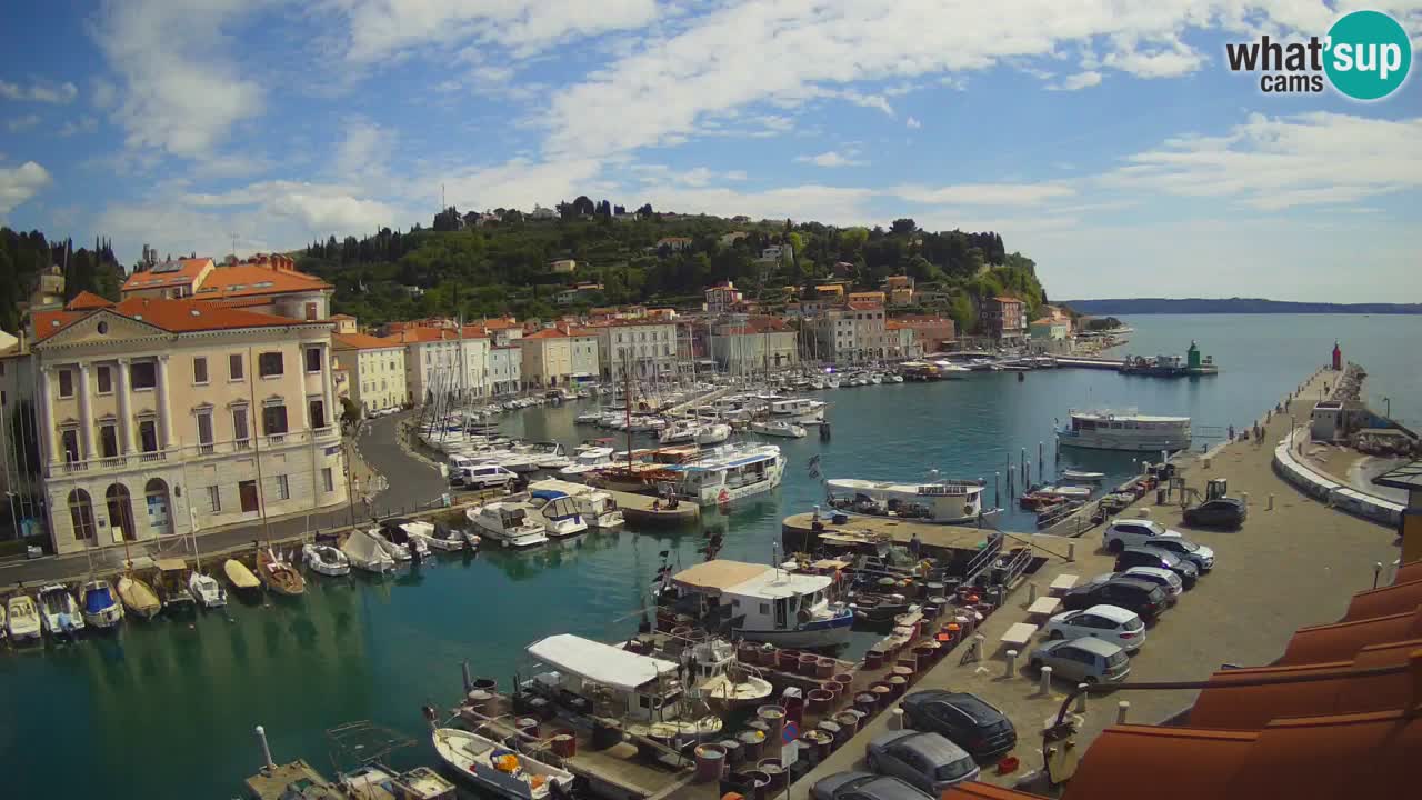 Live webcam from Piran “Mandrač” – Amazing live view from Villa Piranesi