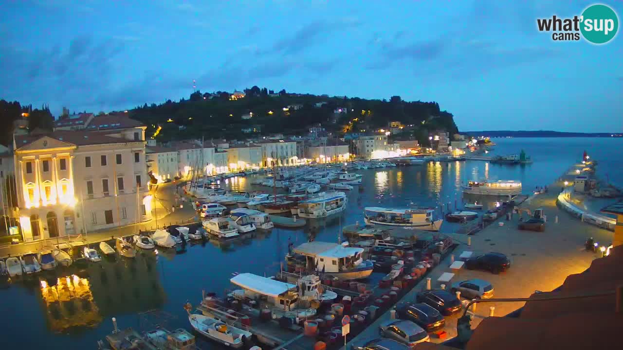 Cámara web en vivo desde Piran “Mandrač” – Increíble vista en vivo desde Villa Piranesi