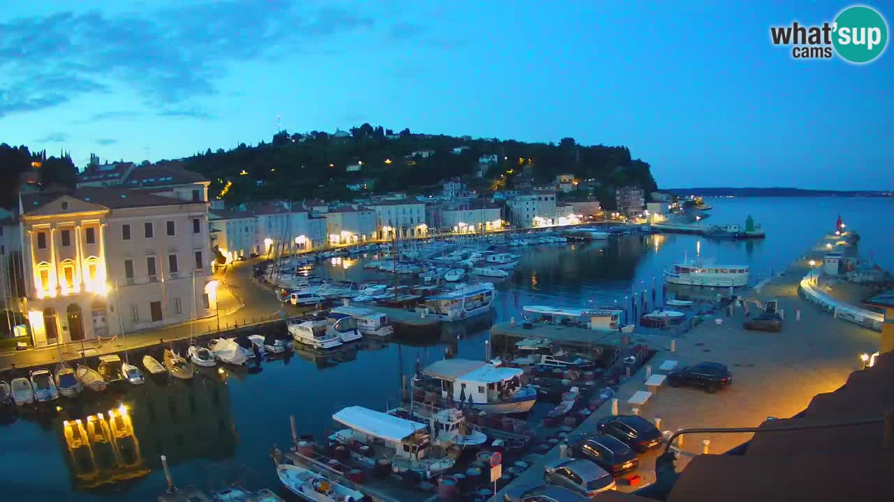 Live webcam from Piran “Mandrač” – Amazing live view from Villa Piranesi