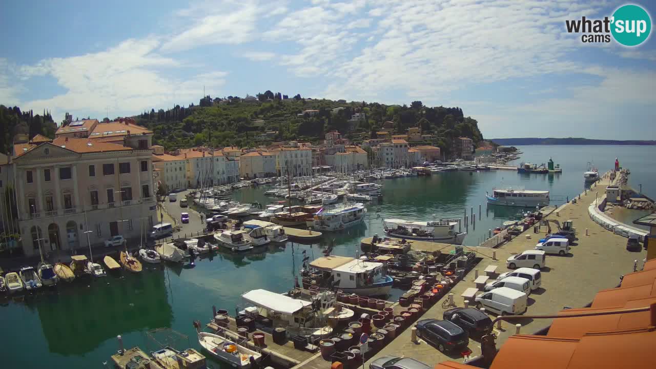Cámara web en vivo desde Piran “Mandrač” – Increíble vista en vivo desde Villa Piranesi