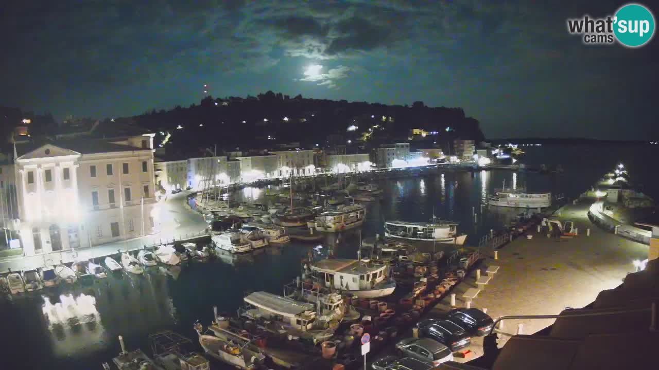 Live-Webcam aus Piran “Mandrač” – Erstaunliche Live-Ansicht von Villa Piranesi