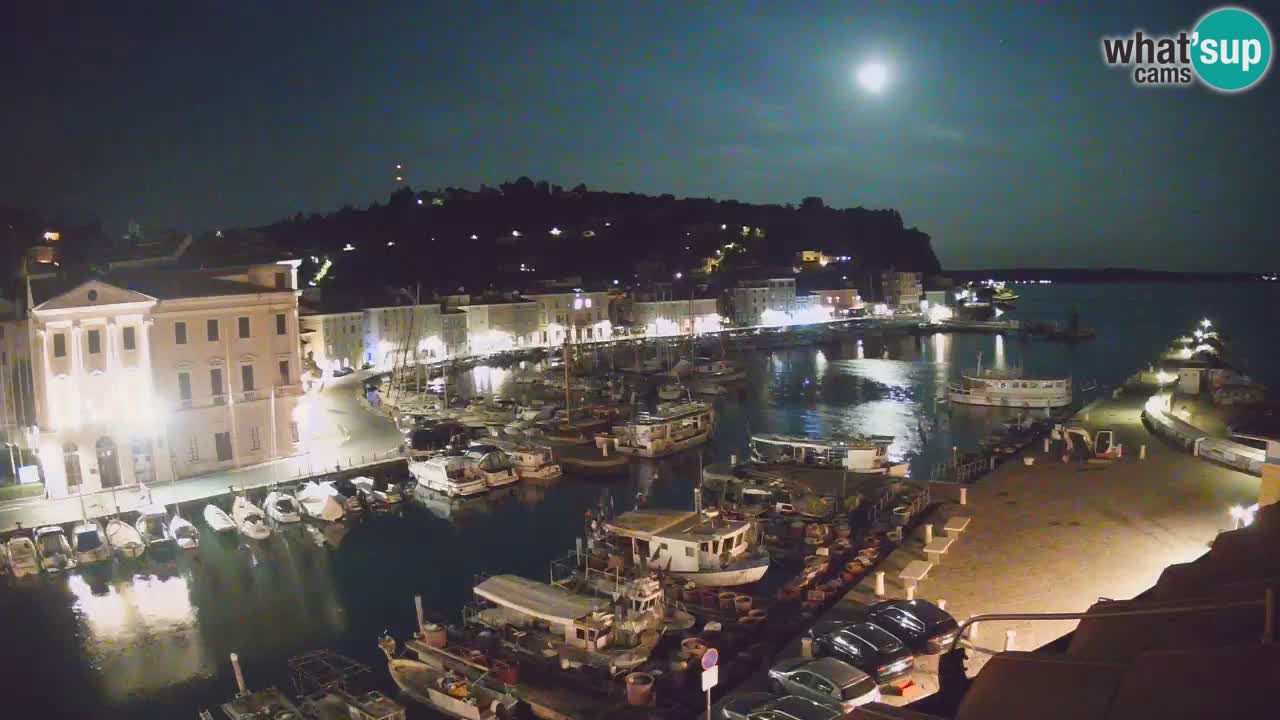 Live-Webcam aus Piran “Mandrač” – Erstaunliche Live-Ansicht von Villa Piranesi