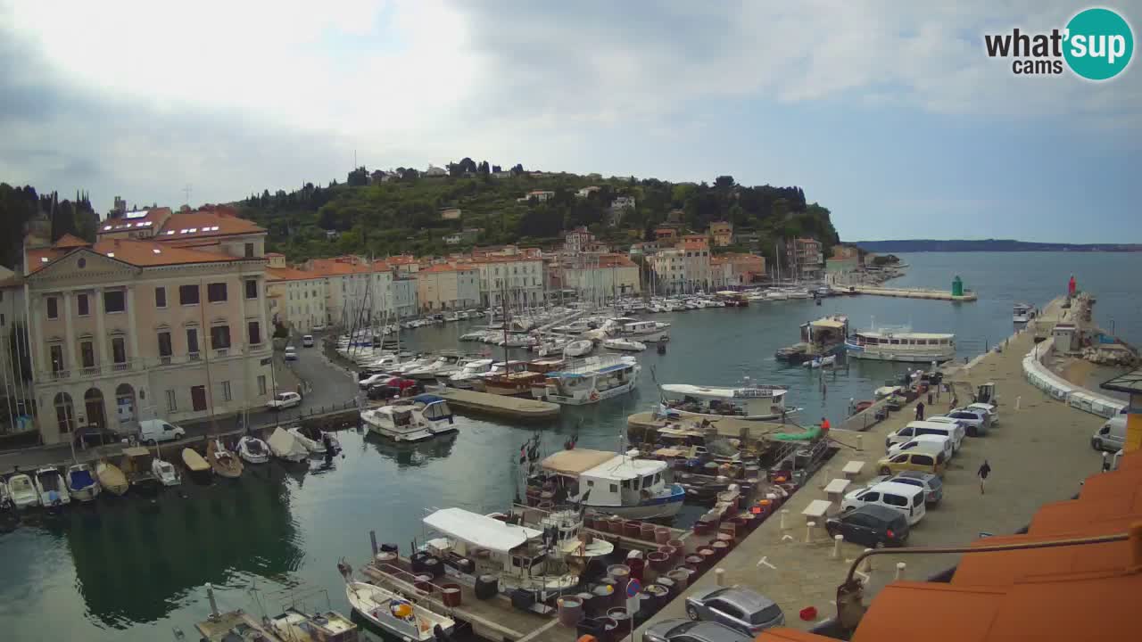 Live webcam from Piran “Mandrač” – Amazing live view from Villa Piranesi
